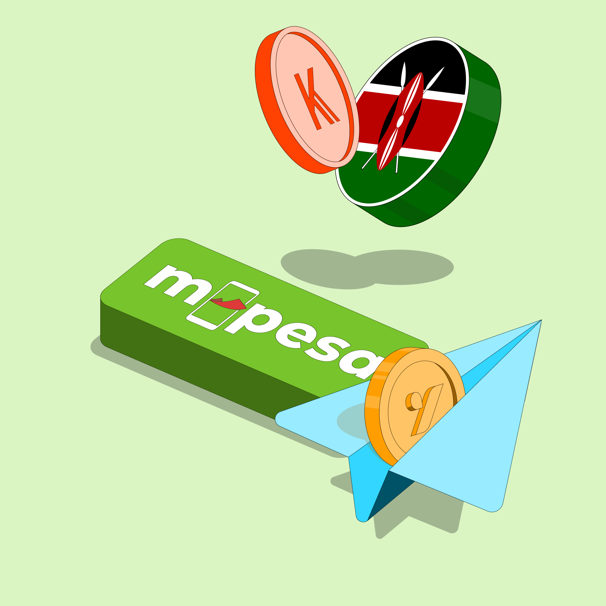 Send Money to Kenya via M-Pesa